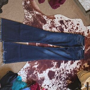 Flying Monkey 26 L Dark Blue Flare Jeans